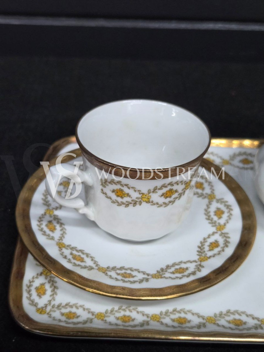 Сервиз чайный/кофейный на 2 персоны на подносе