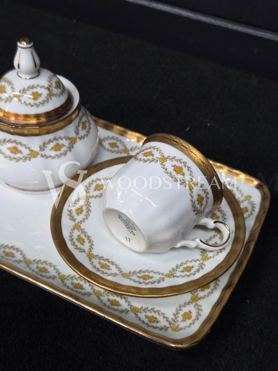 Сервиз чайный/кофейный на 2 персоны на подносе