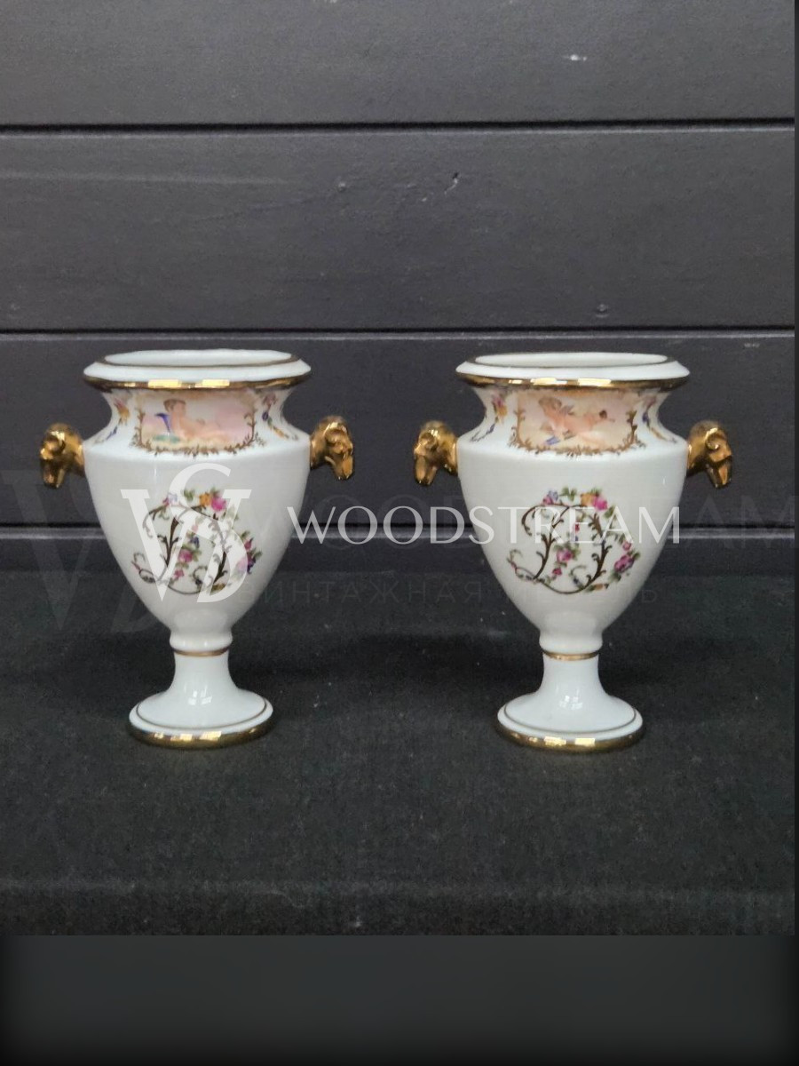 Ваза в стиле Людовика XV 2 штуки