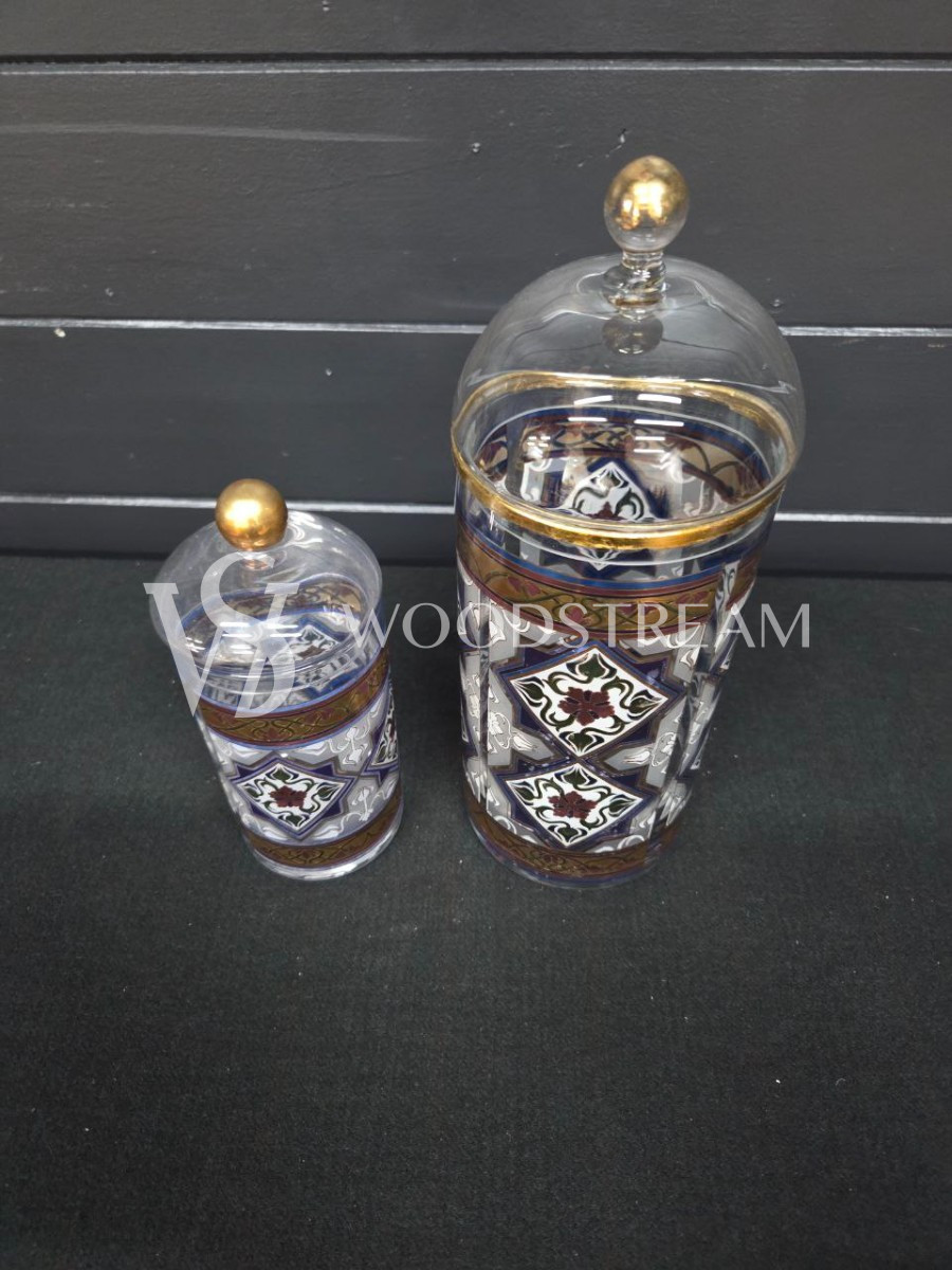 Банка с крышкой винтажная 2 штуки