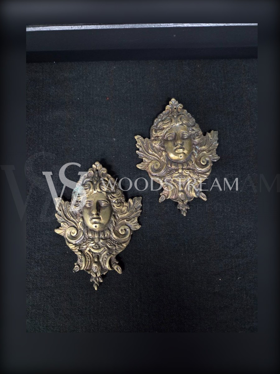 Декоративный элемент/Накладка в стиле барокко 2 штуки