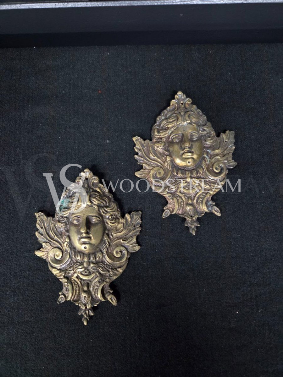 Декоративный элемент/Накладка в стиле барокко 2 штуки