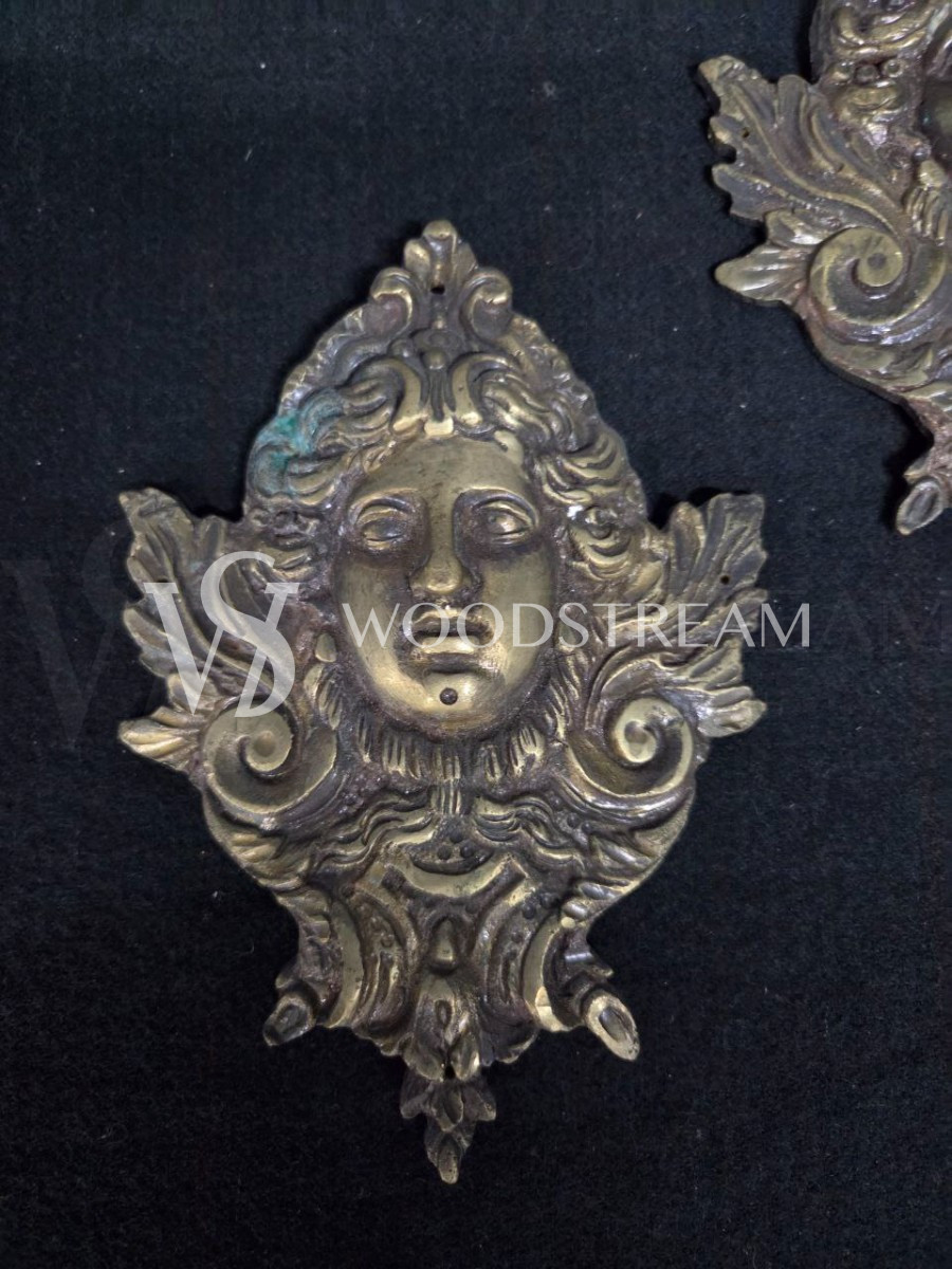 Декоративный элемент/Накладка в стиле барокко 2 штуки