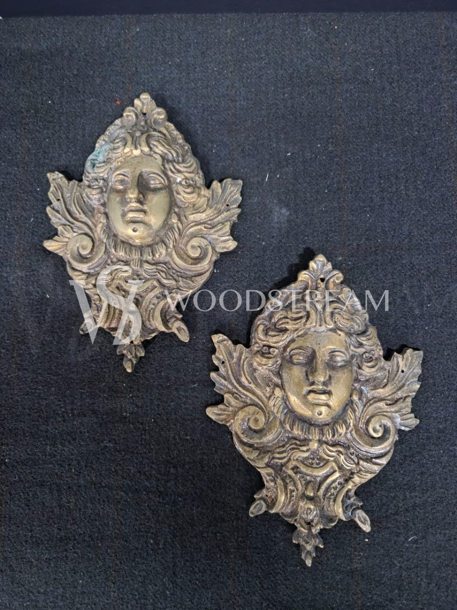 Декоративный элемент/Накладка в стиле барокко 2 штуки