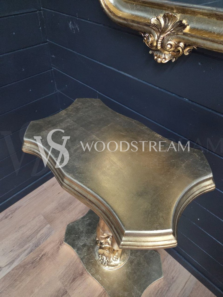 Консоль и зеркало в стиле барокко с путти