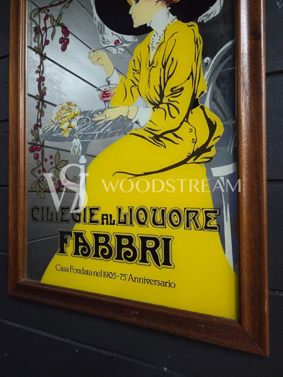 Картина зеркальная/Зеркало настенное с рисунком Девушка