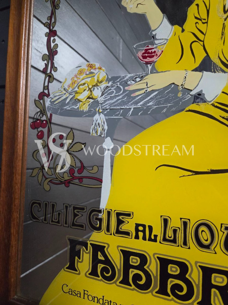 Картина зеркальная/Зеркало настенное с рисунком Девушка