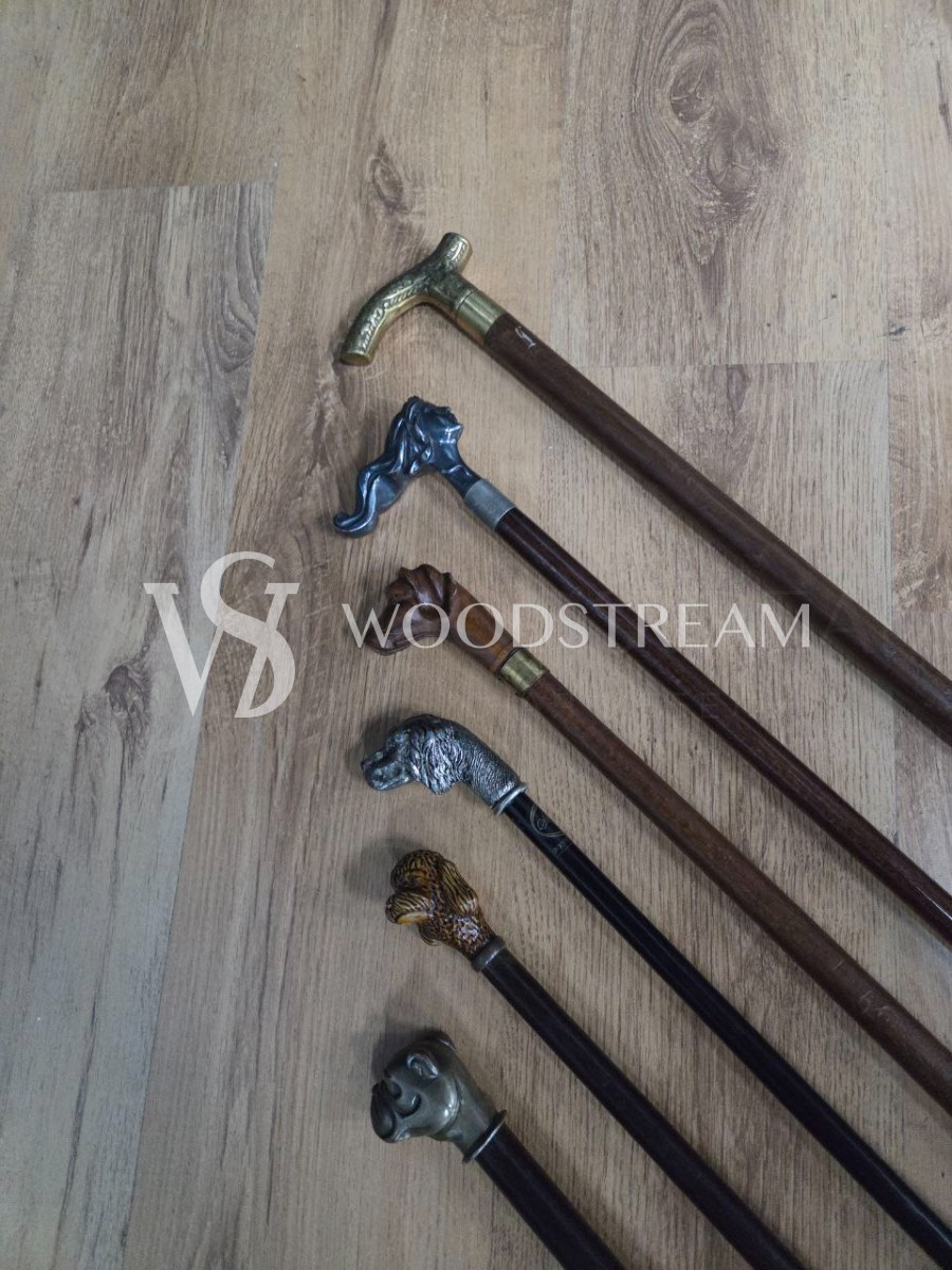 Трость со скульптурной рукоятью (6 штук)