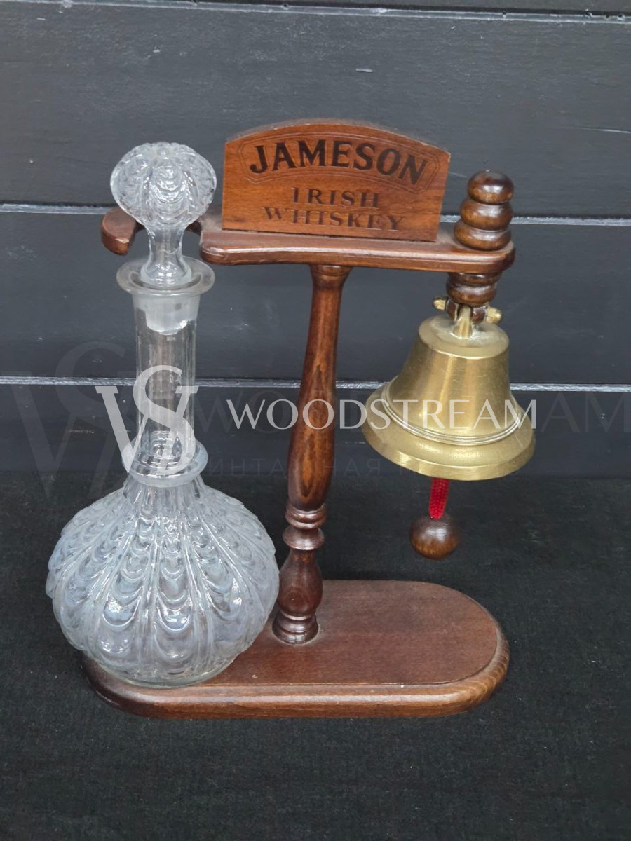 Набор для виски: Графин/Декантер на Подставке с колоколом