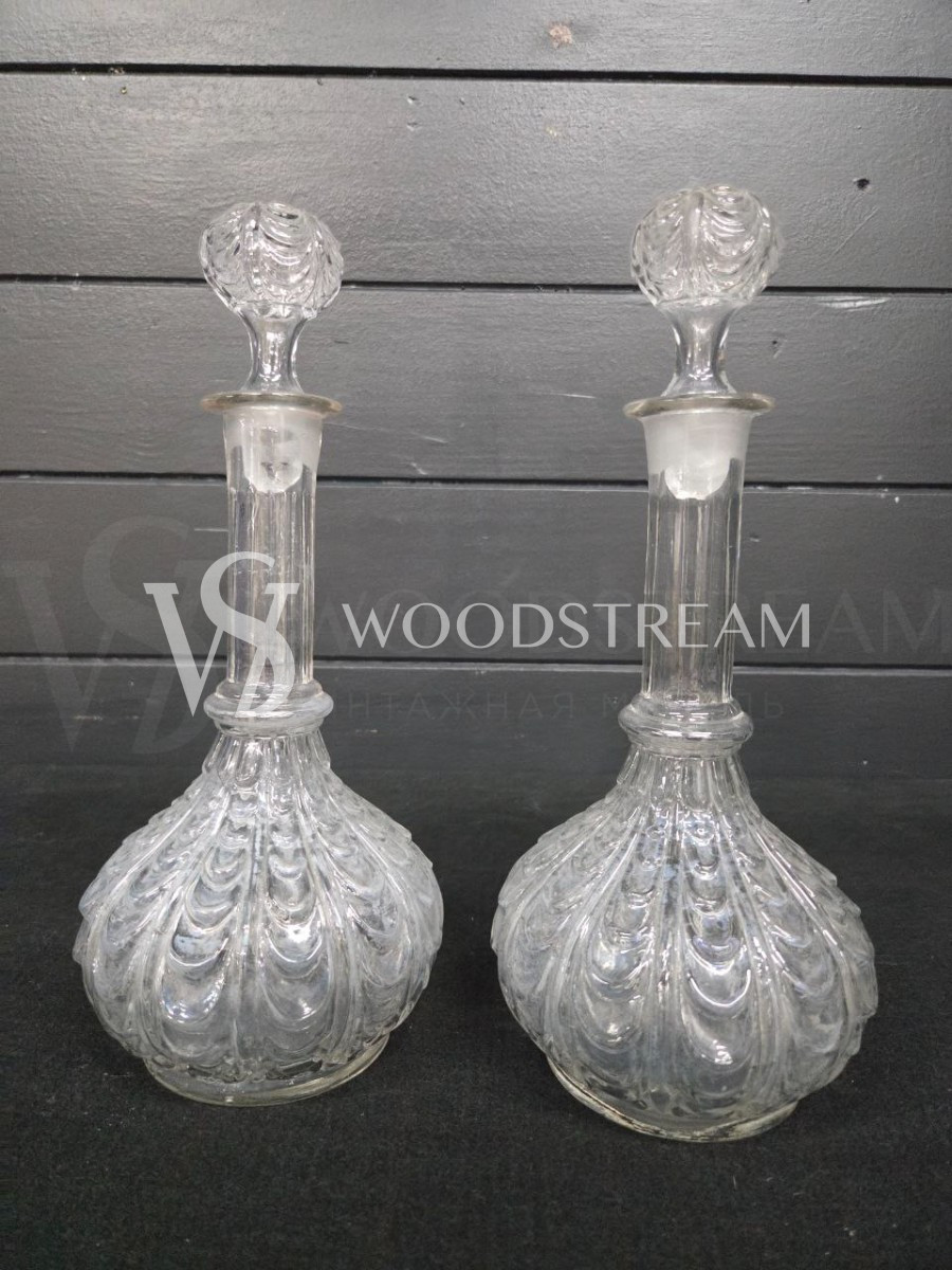 Графин/Декантер винтажный 2 штуки