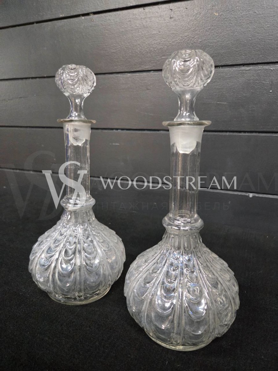 Графин/Декантер винтажный 2 штуки