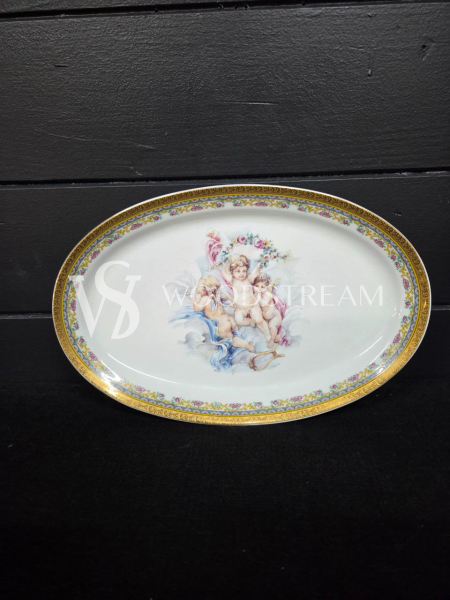 Набор обеденный: Поднос/Блюдо и Тарелка 5 штук Limoges