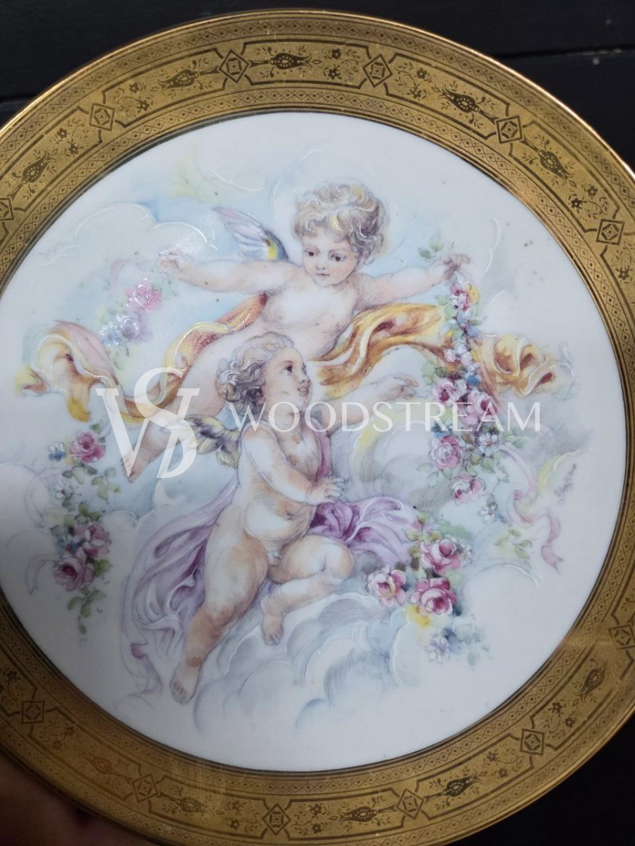 Набор обеденный: Поднос/Блюдо и Тарелка 5 штук Limoges