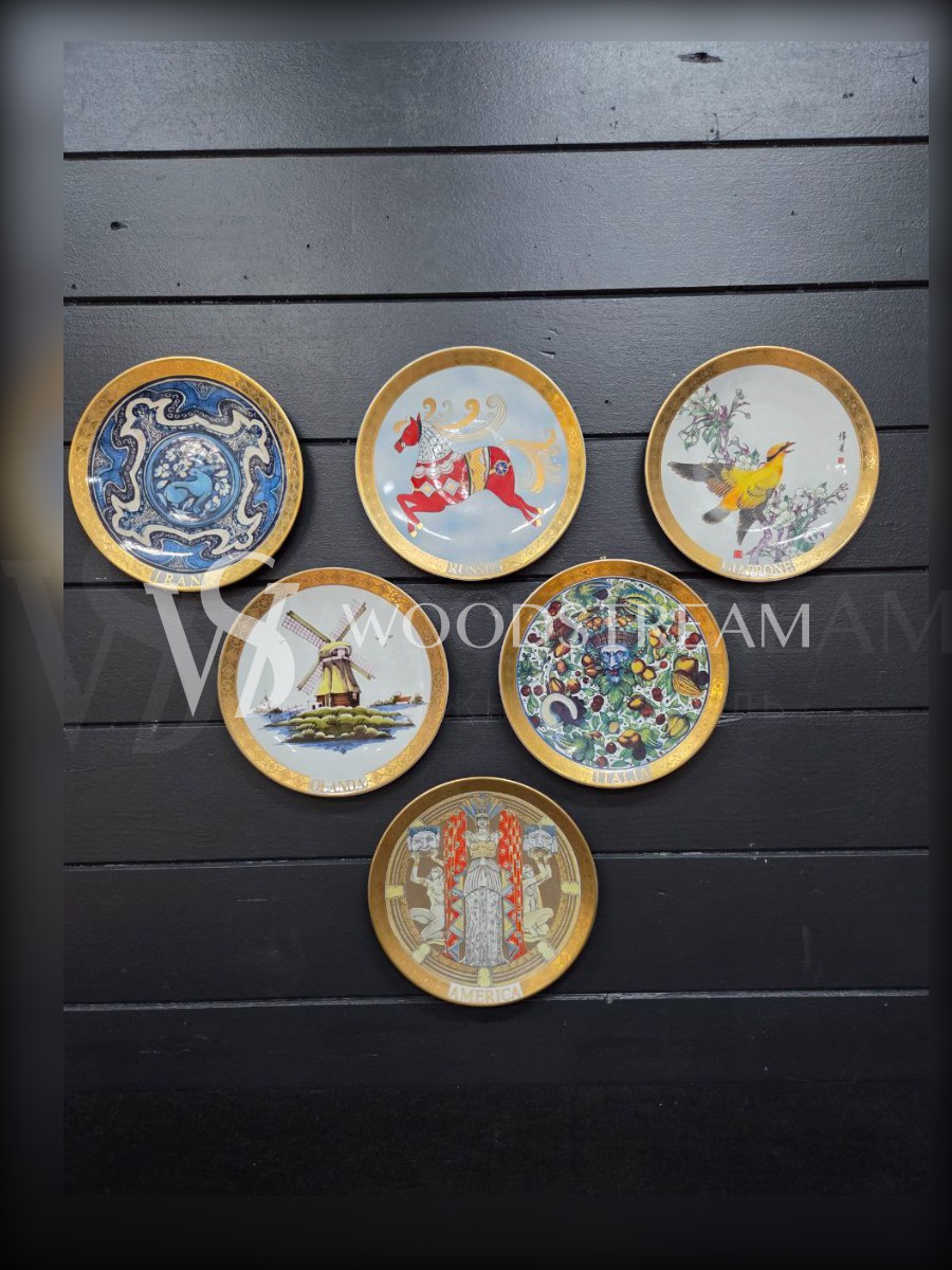 Набор: Тарелка декоративная The World collection 6 штук