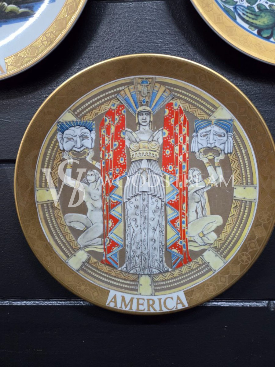 Набор: Тарелка декоративная The World collection 6 штук