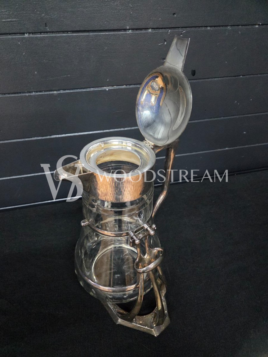 Набор: Кувшин/Декантер и бокал 2 штуки на подставке