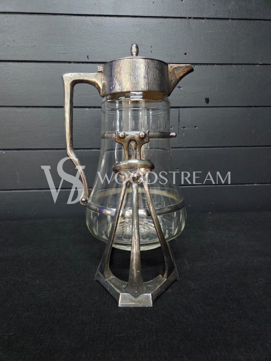 Набор: Кувшин/Декантер и бокал 2 штуки на подставке