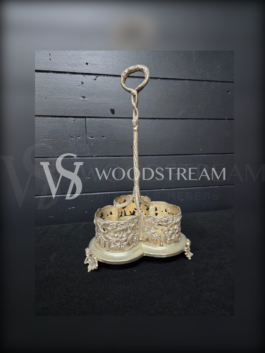 Подставка для бутылок винтажная