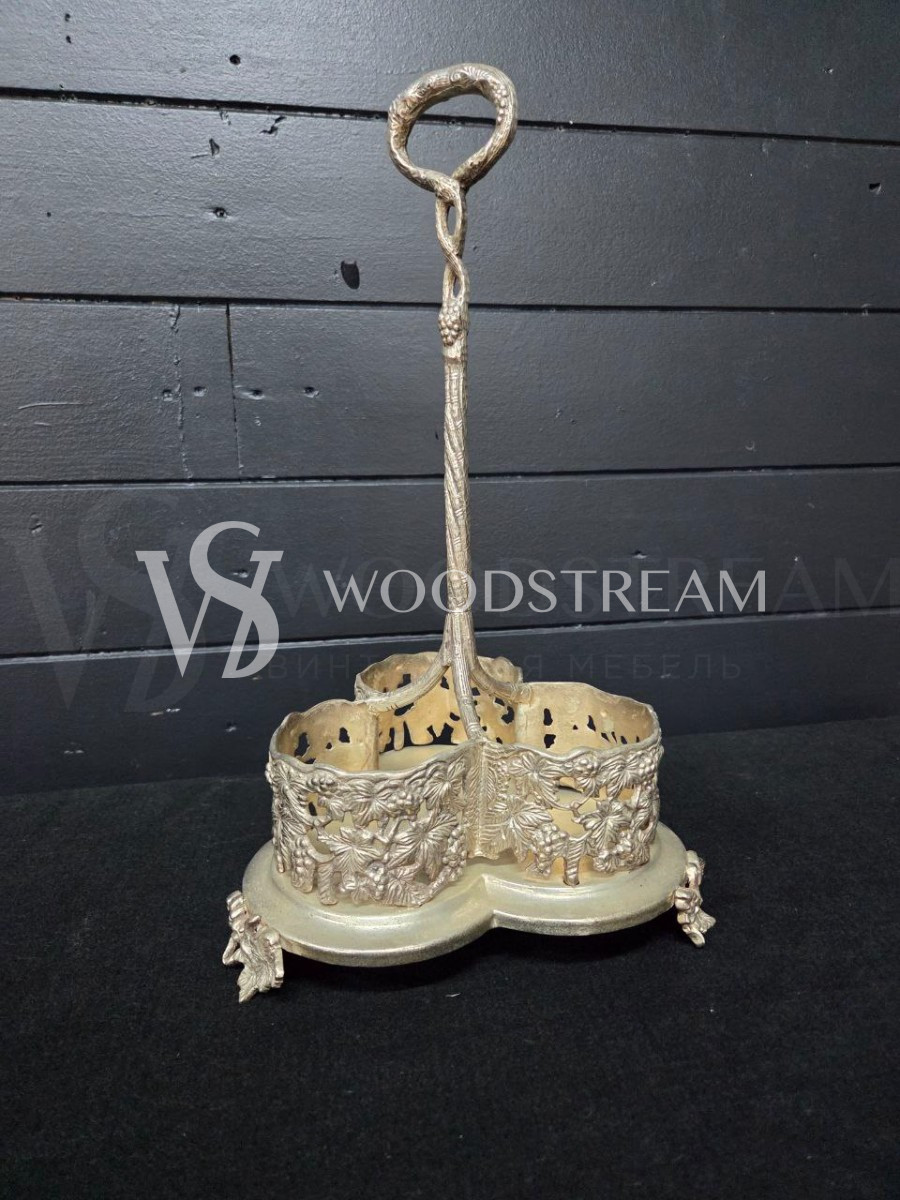 Подставка для бутылок винтажная