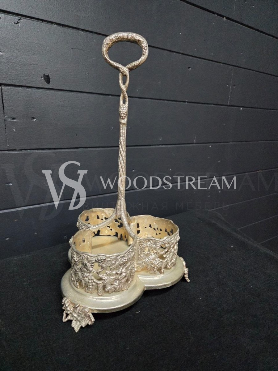 Подставка для бутылок винтажная