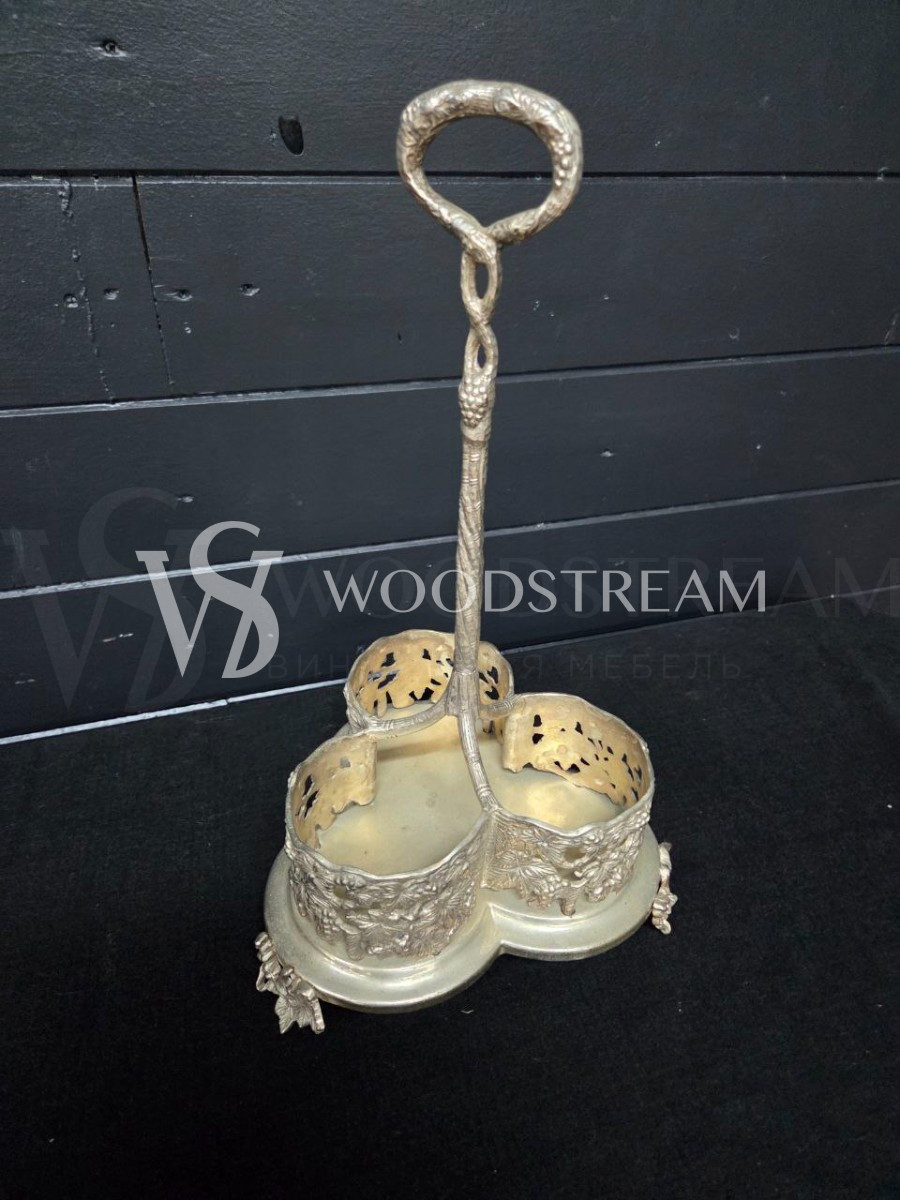 Подставка для бутылок винтажная