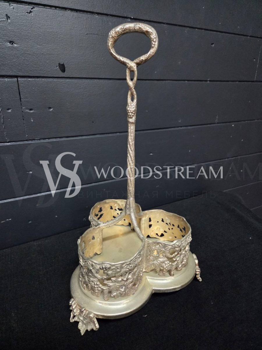 Подставка для бутылок винтажная