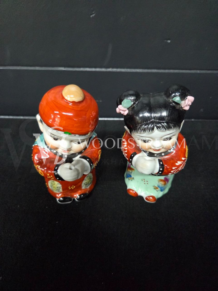 Статуэтка/Фигурка в стиле шинуазри Мальчик и Девочка