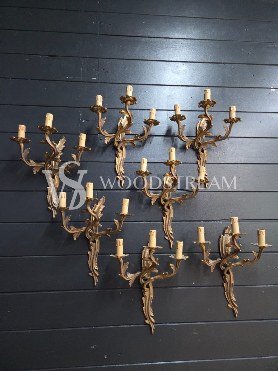 Комплект: Бра винтажное 7 штук