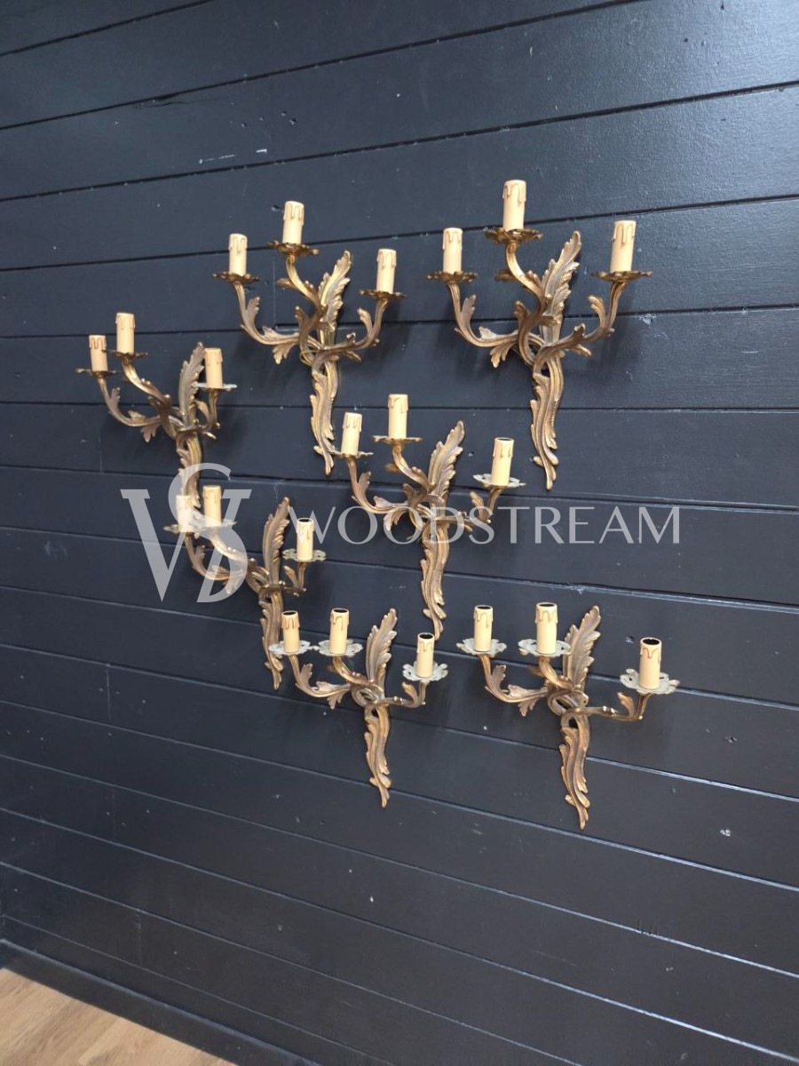 Комплект: Бра винтажное 7 штук