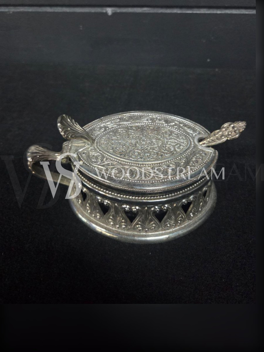 Сахарница с ложкой винтажная