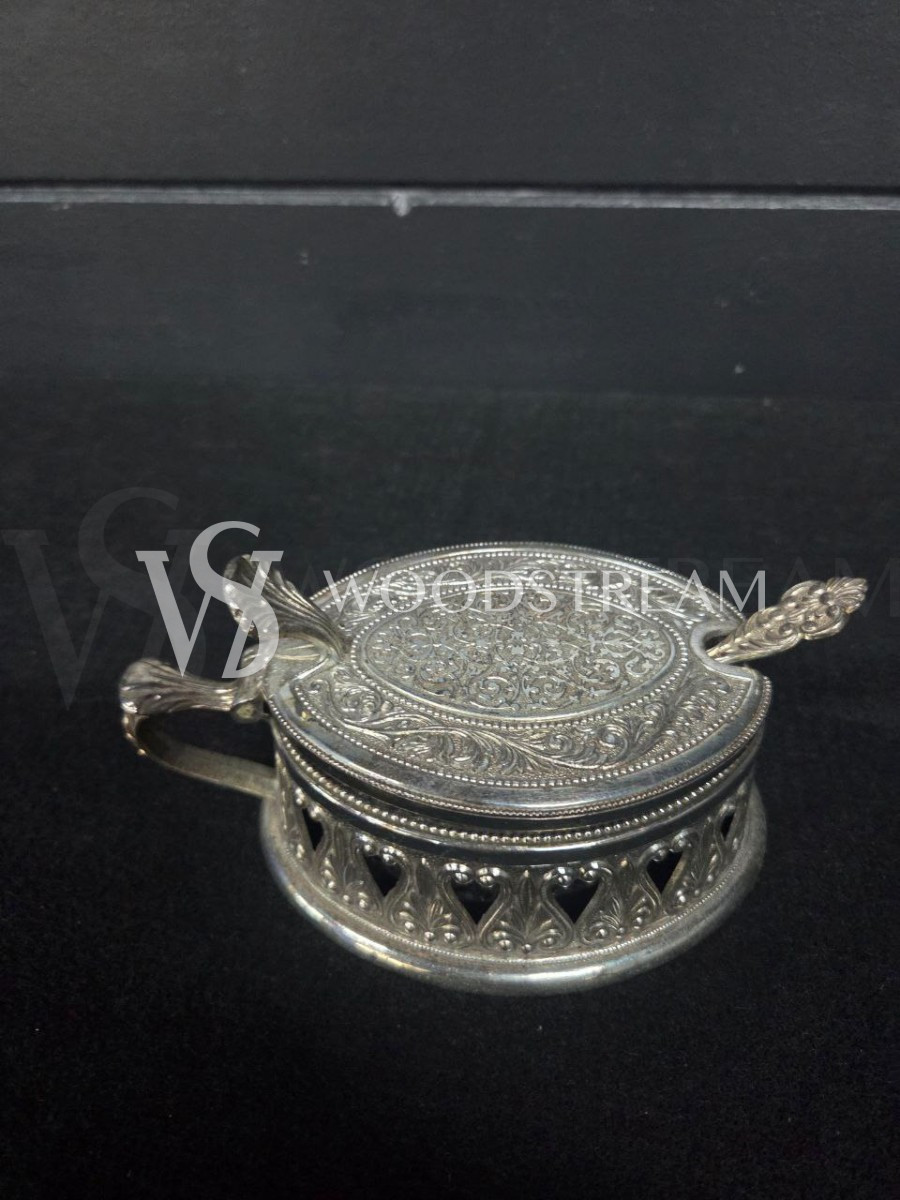 Сахарница с ложкой винтажная