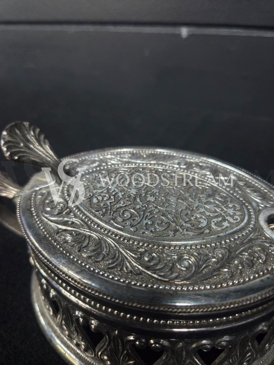 Сахарница с ложкой винтажная