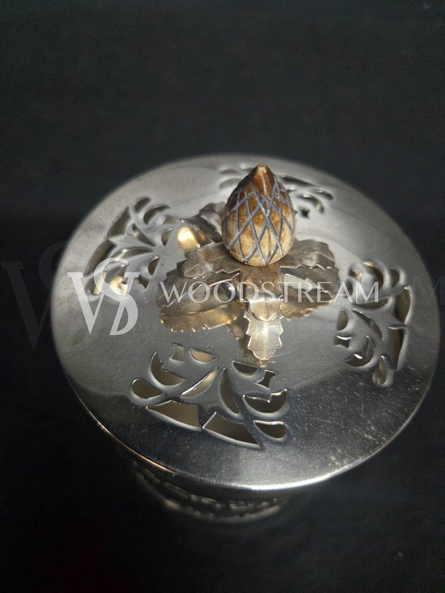 Банка/Ваза с крышкой/Конфетница винтажная