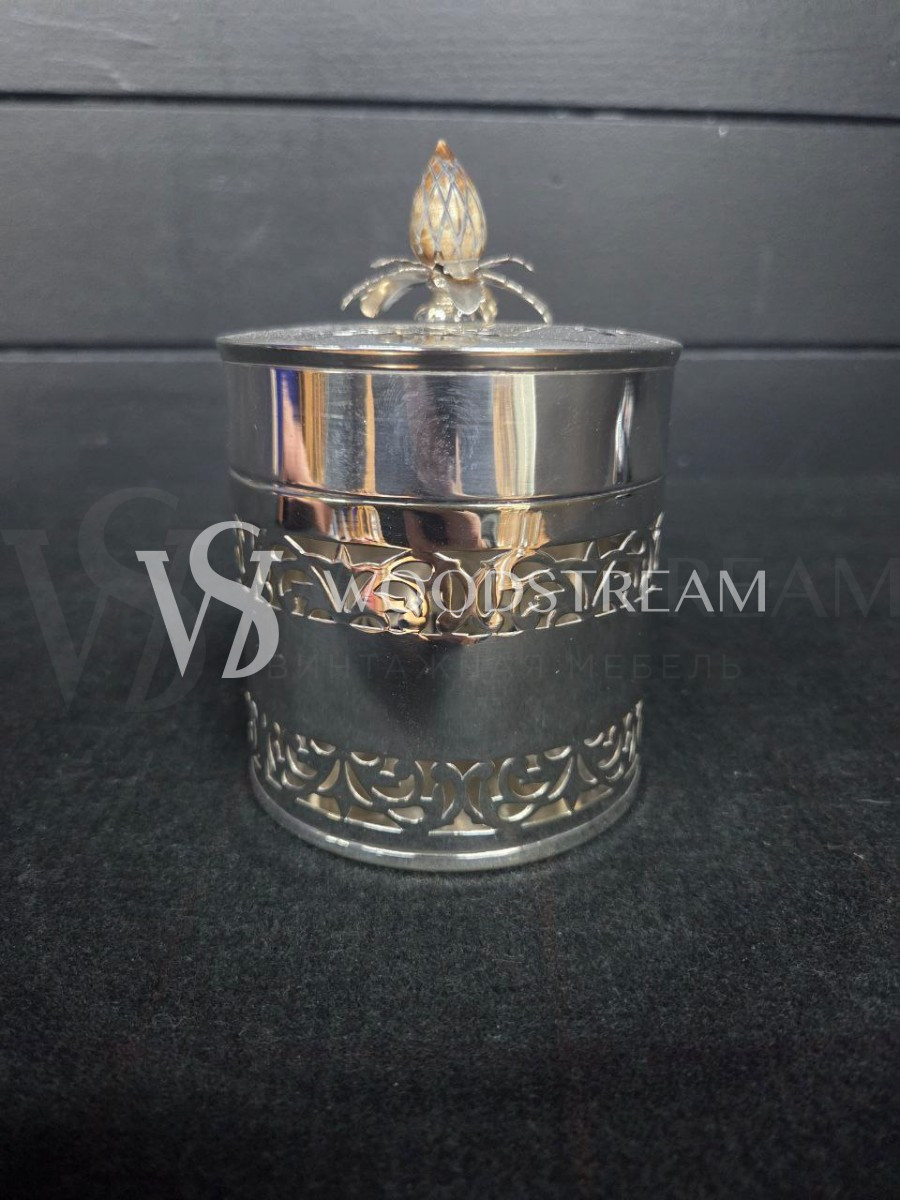 Банка/Ваза с крышкой/Конфетница винтажная