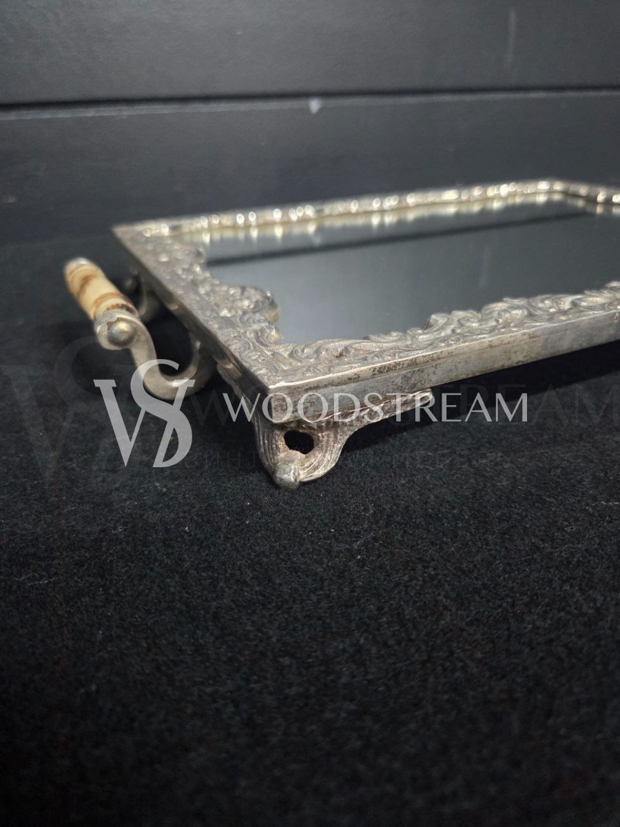 Поднос зеркальный винтажный