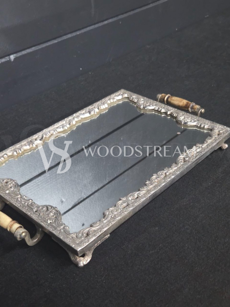 Поднос зеркальный винтажный