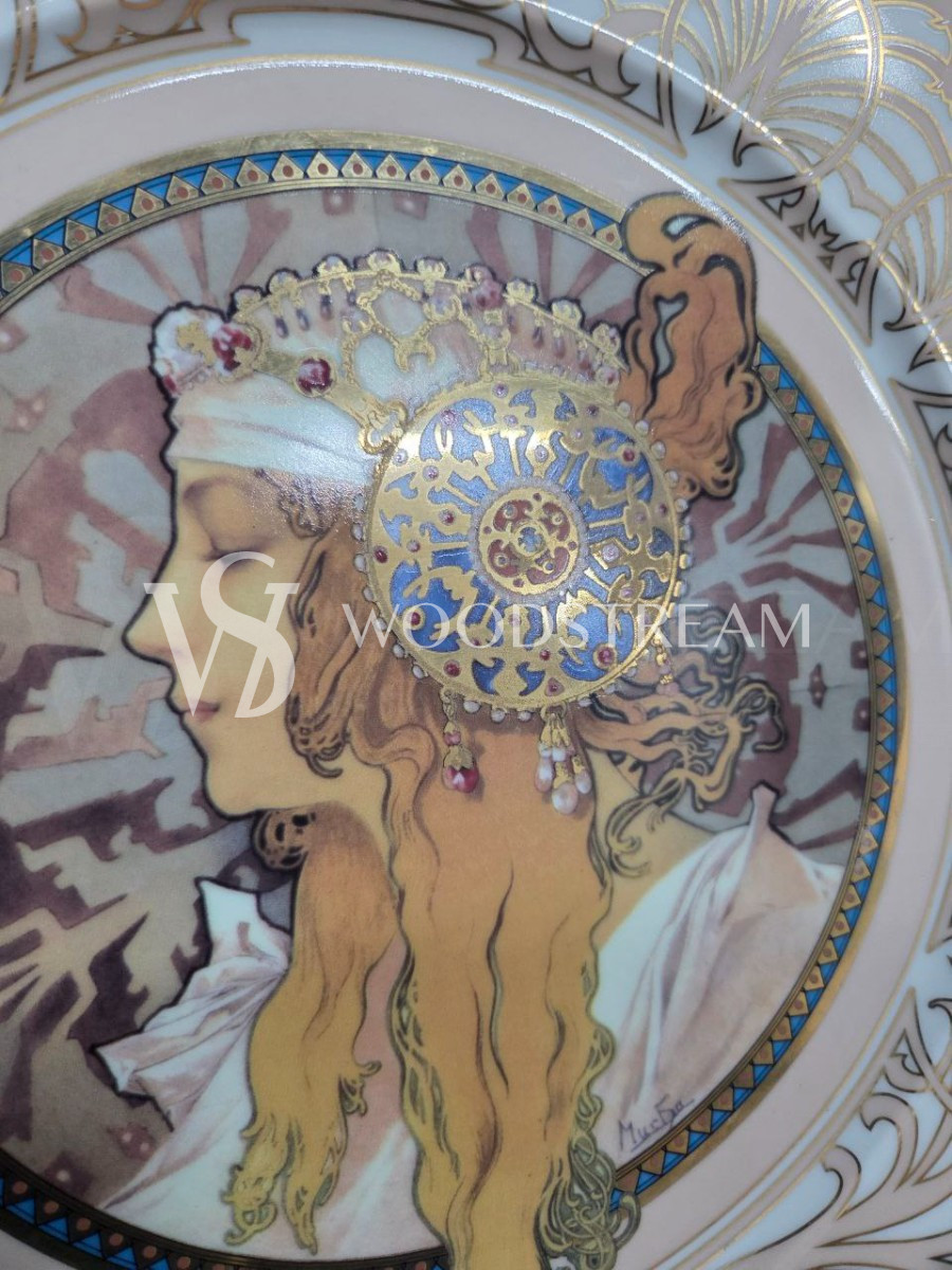 Тарелка декоративная винтажная