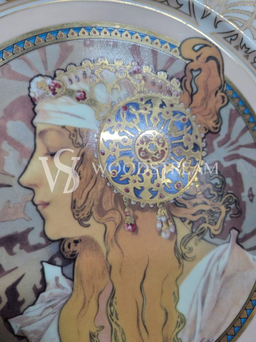 Тарелка декоративная винтажная