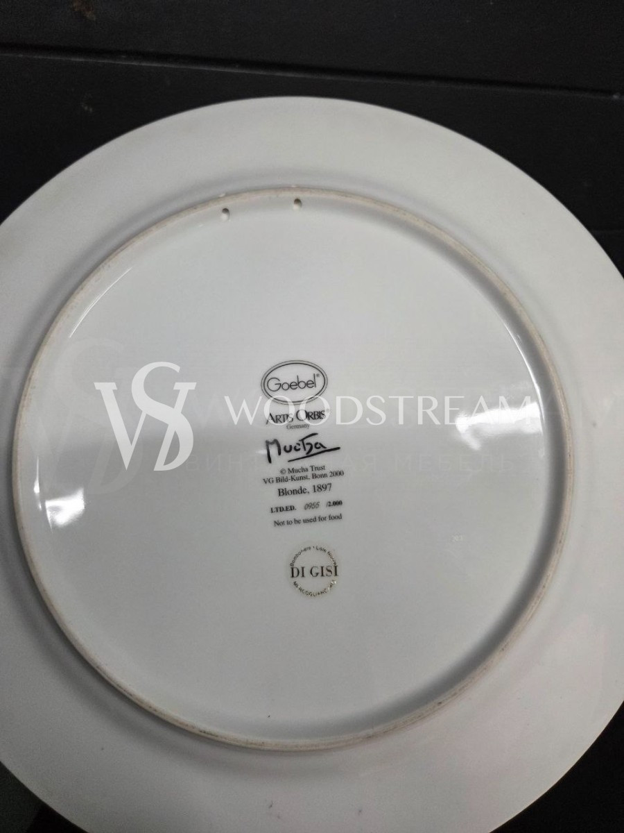 Тарелка декоративная винтажная