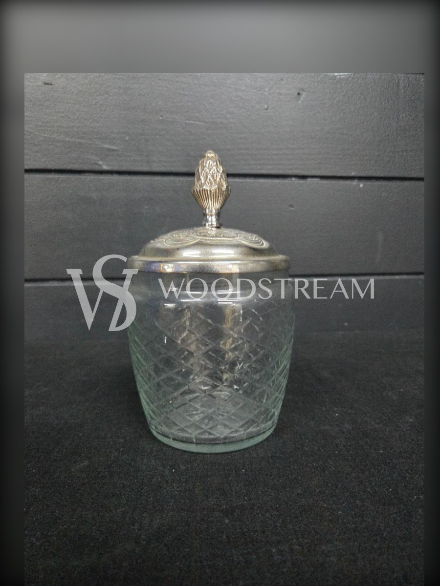 Банка/Ваза с крышкой/Конфетница винтажная