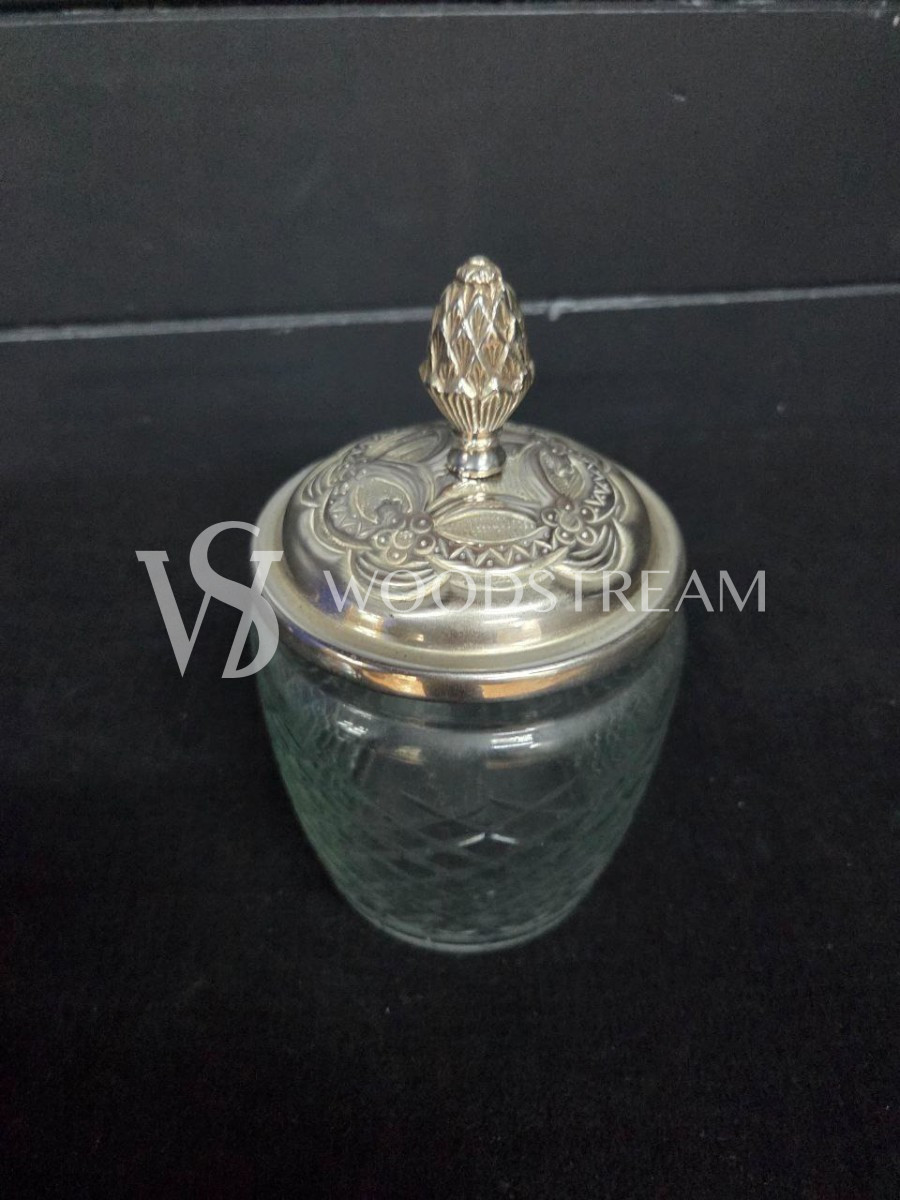 Банка/Ваза с крышкой/Конфетница винтажная