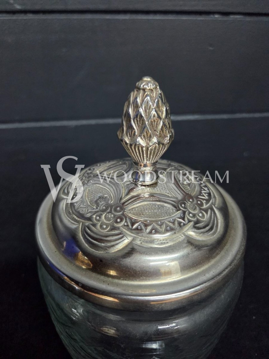 Банка/Ваза с крышкой/Конфетница винтажная