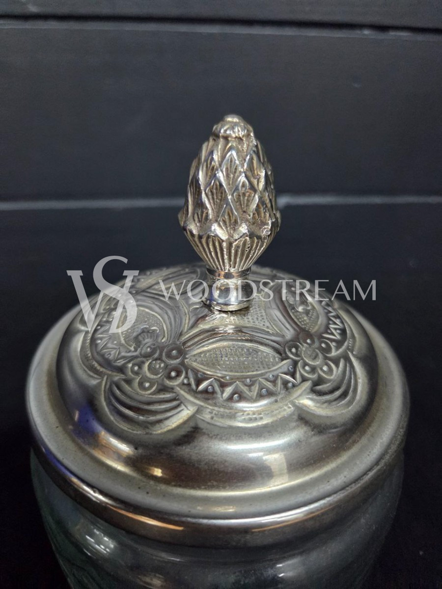 Банка/Ваза с крышкой/Конфетница винтажная