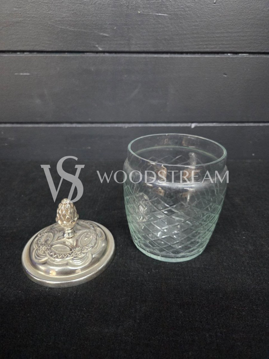 Банка/Ваза с крышкой/Конфетница винтажная