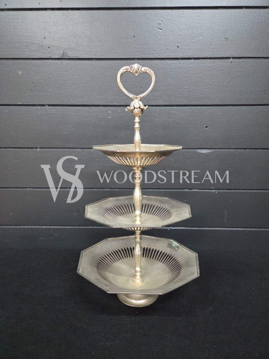 Менажница/Ваза 3х ярусная винтажная