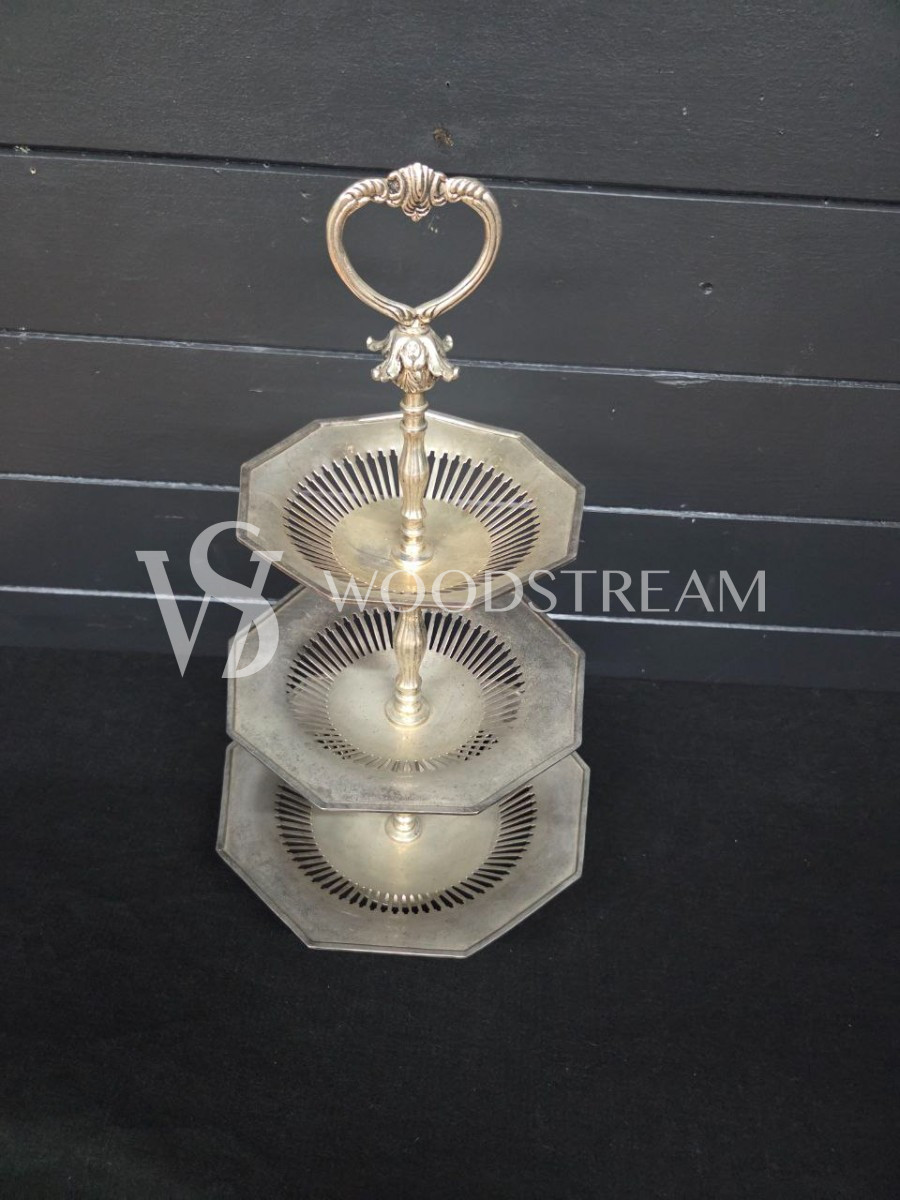 Менажница/Ваза 3х ярусная винтажная