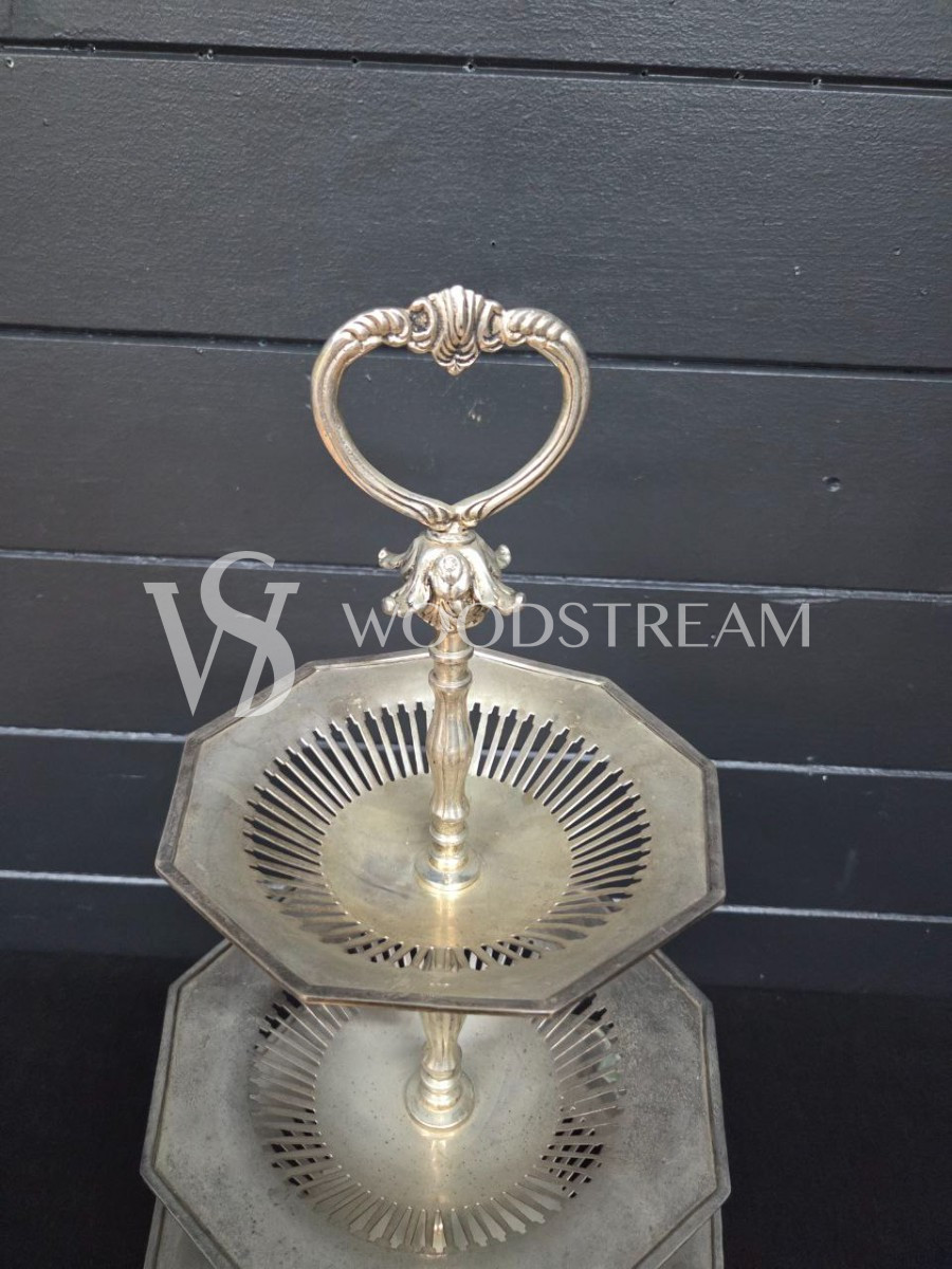 Менажница/Ваза 3х ярусная винтажная