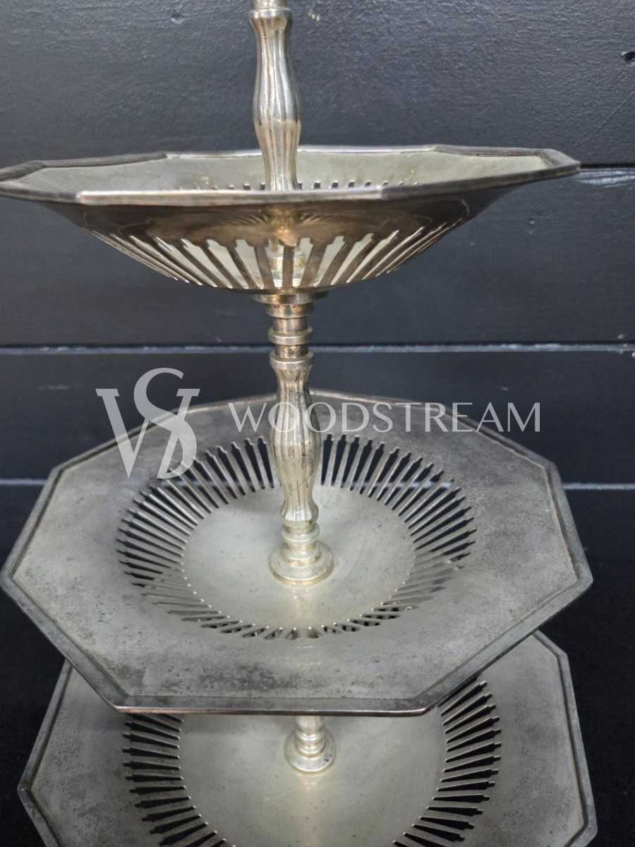 Менажница/Ваза 3х ярусная винтажная