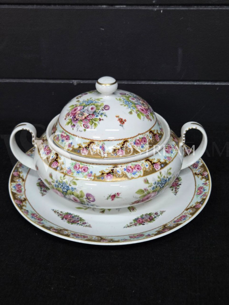 Блюдо с крышкой/Супница и Тарелка винтажная Bavaria