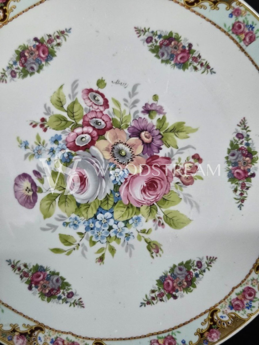 Блюдо с крышкой/Супница и Тарелка винтажная Bavaria